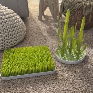 Boon Green Grass and Sprig Drying Rack Set